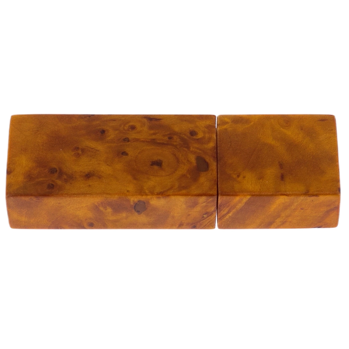 128Gb flash card, made of Karelian birch cap