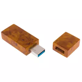 Флеш-карта 128Gb, из капа карельской берёзы