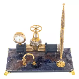 Table set "Oil pipe" on lapis lazuli