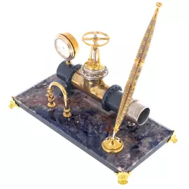Table set "Oil pipe" on lapis lazuli