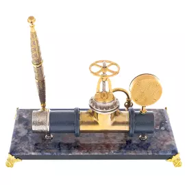 Table set "Oil pipe" on lapis lazuli