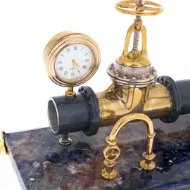 Table set "Oil pipe" on lapis lazuli