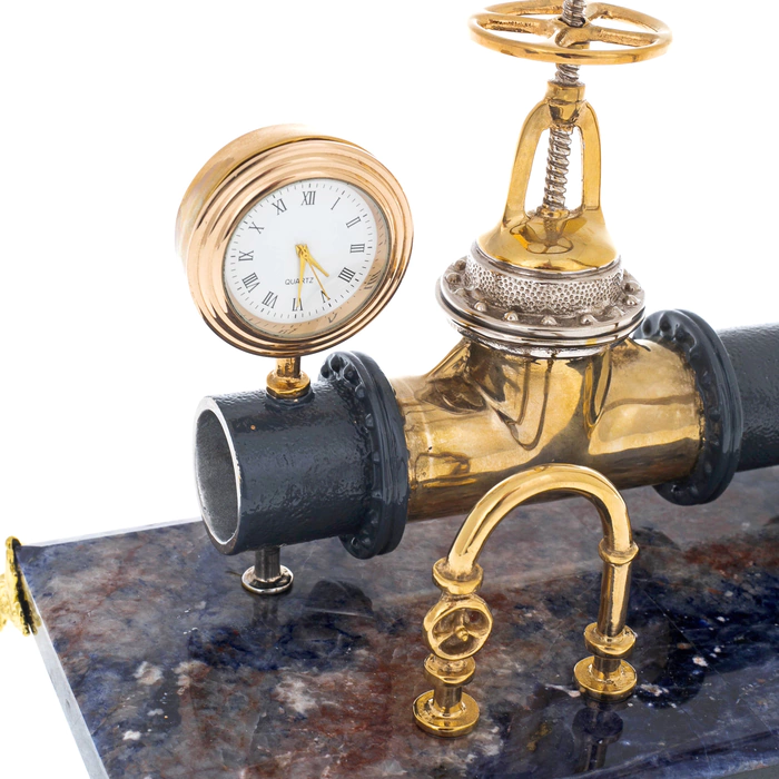 Table set "Oil pipe" on lapis lazuli