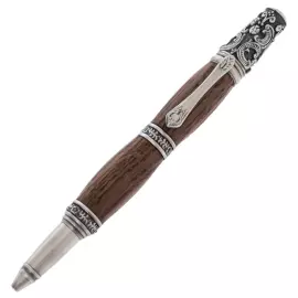 Ручка из мореного дуба "Victorian" в футляре, матовый хром