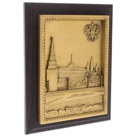 Gift set with the book "Moscow Kremlin with a plaque" in Chinese