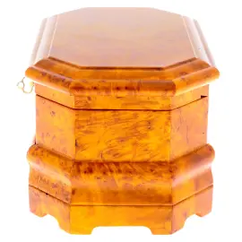 Шкатулка из капа берёзы, с секретом