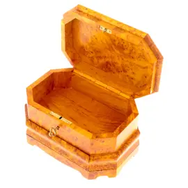 Шкатулка из капа берёзы, с секретом