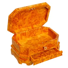 Шкатулка из капа берёзы, с секретом