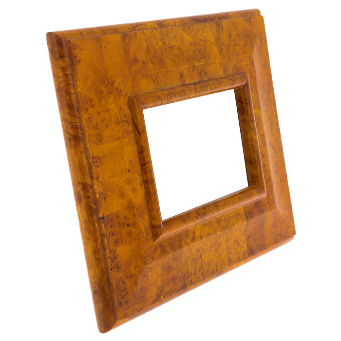 Massive birch cap photo frame