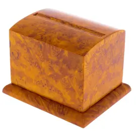 Сигаретница - автомат из капа березы