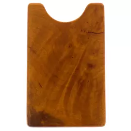 A business card holder for 10 business cards made of birch cap