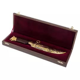 Нож сувенирный "Голова медведя" Златоуст