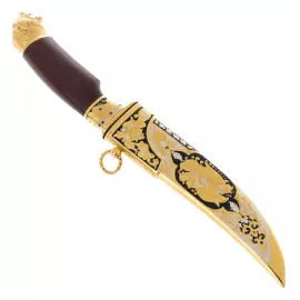 Нож сувенирный "Голова медведя" Златоуст