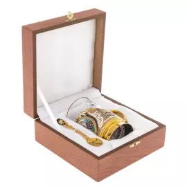 Чайный набор "Сова" на 1 персону, Златоуст