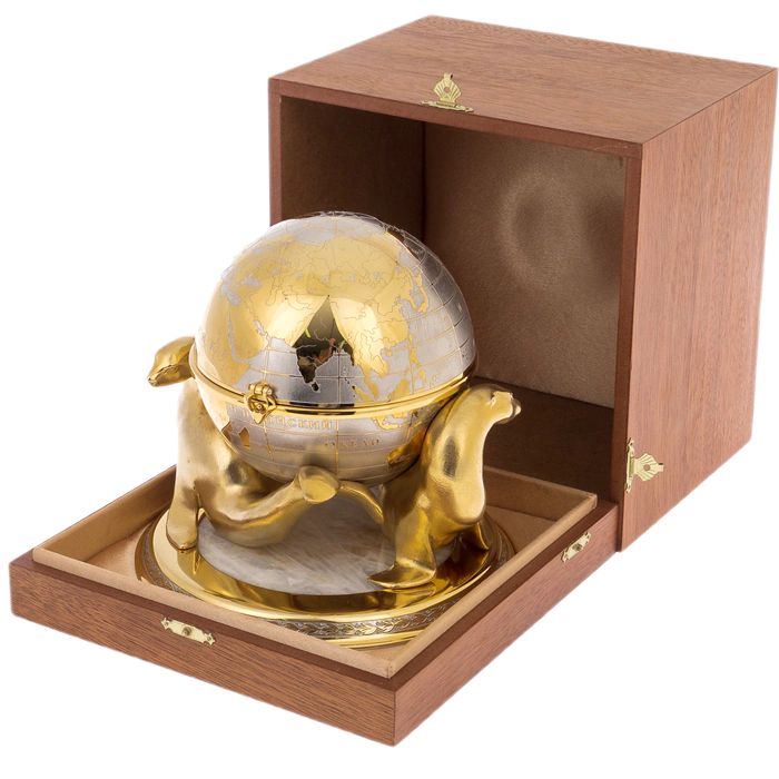 Globe compass "Seals" Zlatoust