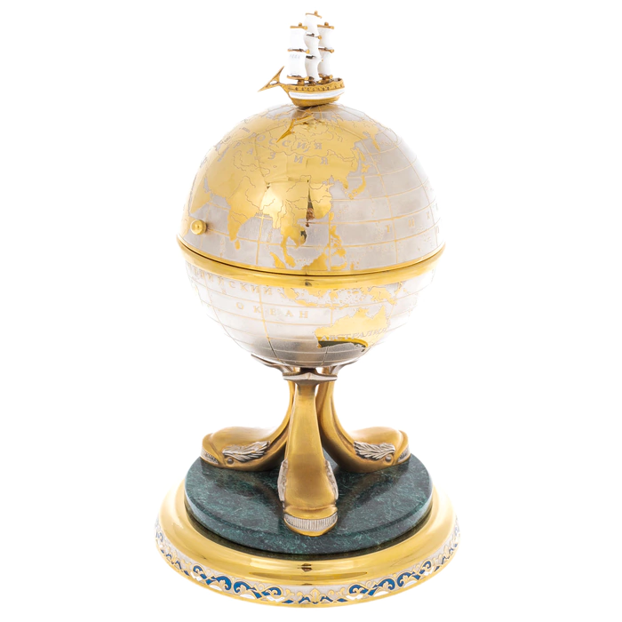 Globe-compass "On three whales" Zlatoust