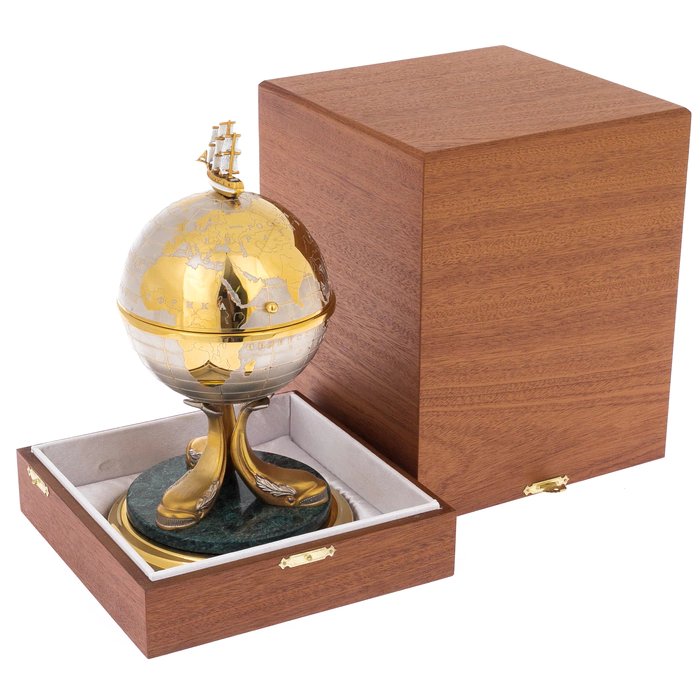 Globe-compass "On three whales" Zlatoust