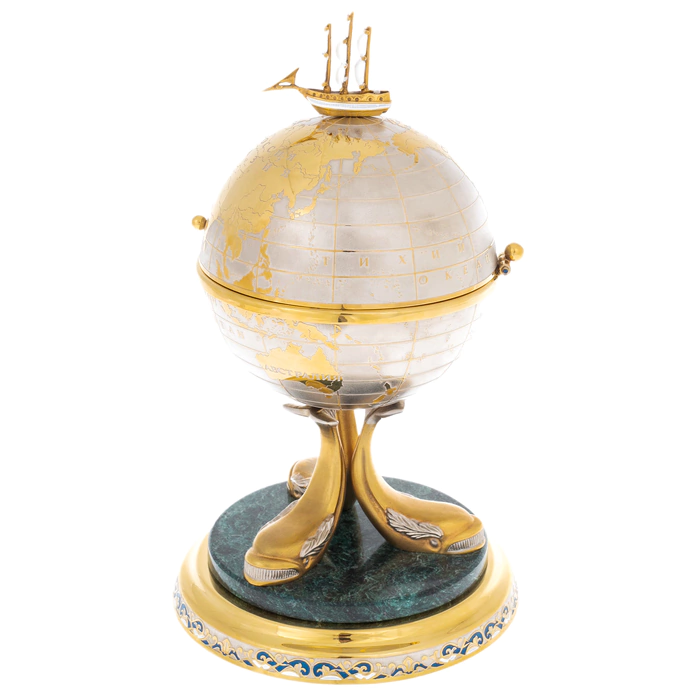 Globe-compass "On three whales" Zlatoust