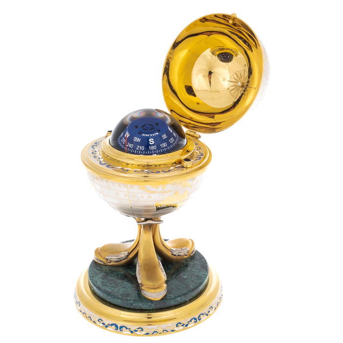 Globe-compass "On three whales" Zlatoust