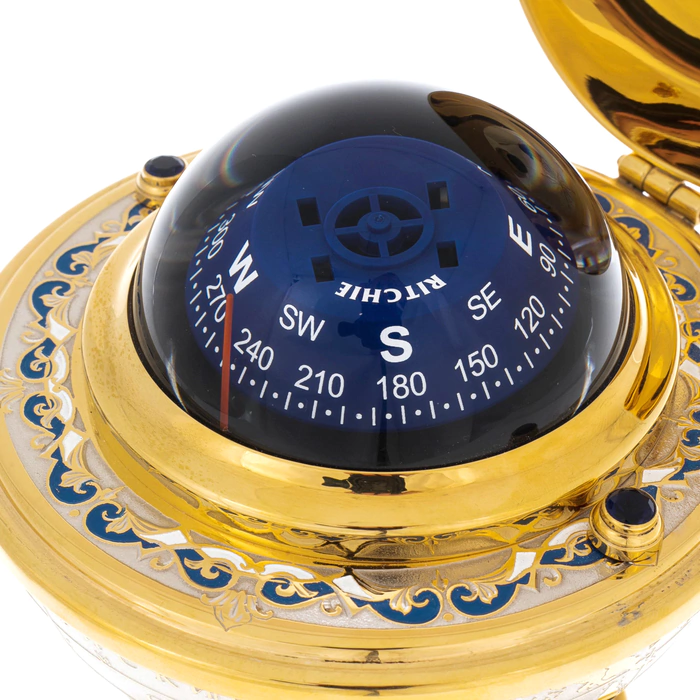 Globe-compass "On three whales" Zlatoust