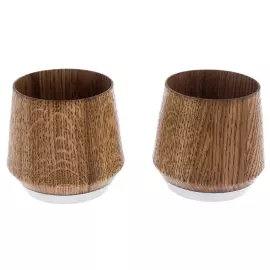 Набор стаканов из светлого мореного дуба "Classic" на 2 персоны