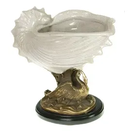 Керамическая ваза для конфет "Морская Раковина"