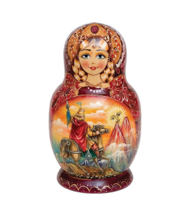 Matryoshka-a fairy tale from a lime tree "Sleeping Beauty" for 10 people