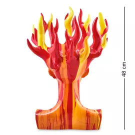 Скульптура из полистоуна "Выгорание"