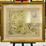 Карта течения реки Невы из Ладожского озера к Санкт-Петербургу