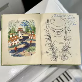 The book "The Adventures of Dunno and his friends" by writer Nikolai Nosov