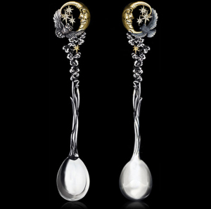 Silver "Night" teaspoon