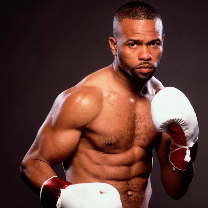 Перчатка с автографом, именным обращением и пожеланием боксёра Роя Джонса