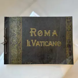 Альбом фотографий Ватикана и его коллекции предметов искусства. Эрнест Рихтер, Рим, конец XIX века
