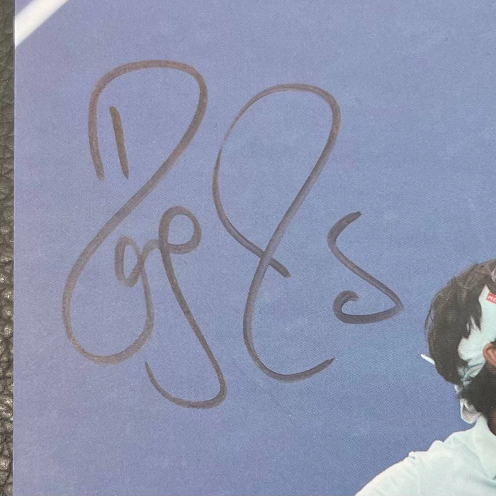 Autographed photo of tennis player Roger Federer