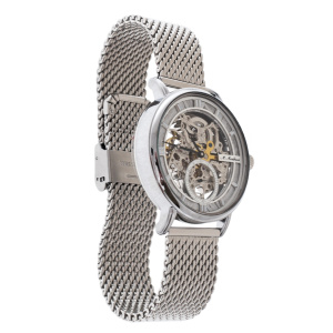 Automatic mechanical wristwatch Lincor "Meteorite" silver