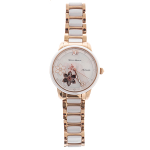 Mikhail Moskvin "Elegance" self-winding mechanical wristwatch with cubic zirconia