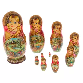 Матрешка на 10 мест "Летняя тройка"