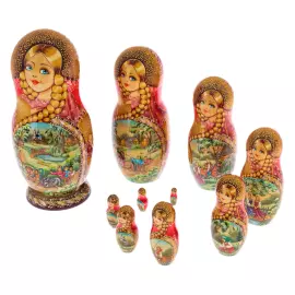 Матрешка на 10 мест "Летняя тройка"