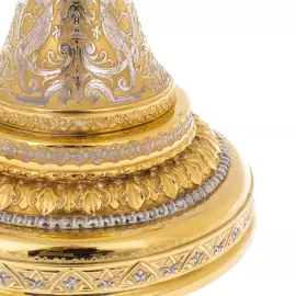 Хрустальная ваза для конфет "Ангелы" Златоуст