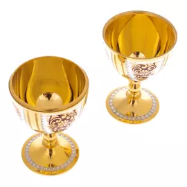 Egg-flower drinking set for 2 persons, Zlatoust