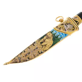 Hunting set "Bears" for 3 persons, Zlatoust