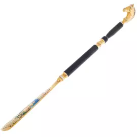 Ложка для обуви "Лошадь" с эмалями, Златоуст