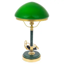 Лампа на мраморной подставке "Кабинетная"