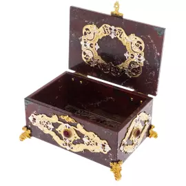 Шкатулка для украшений  из яшмы "Ангелочки" Златоуст