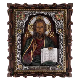 Икона из дуба "Господь Вседержитель"