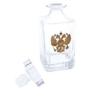 Coat of Arms of Russia whiskey set for 6 persons