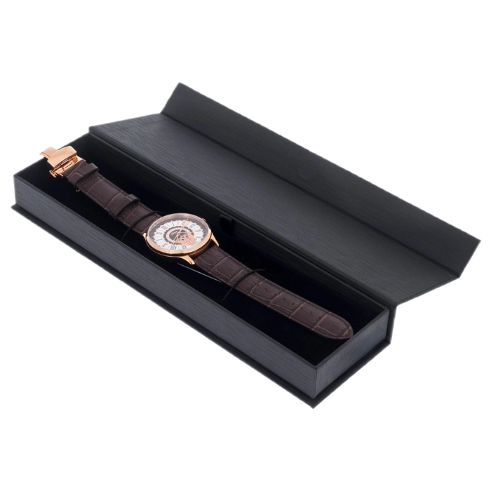 Lincor UNI Self-winding Mechanical Watch with Brown Strap