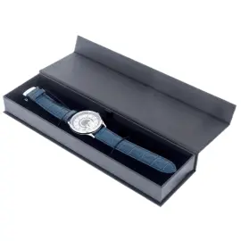 Наручные механические часы с автоподзаводом Lincor UNI с синим ремешком Наручные механические часы с автоподзаводом Lincor UNI с синим ремешком