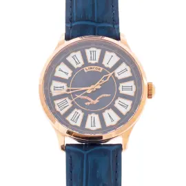 Наручные механические часы с автоподзаводом Lincor UNI с синим ремешком Наручные механические часы с автоподзаводом Lincor UNI с синим ремешком