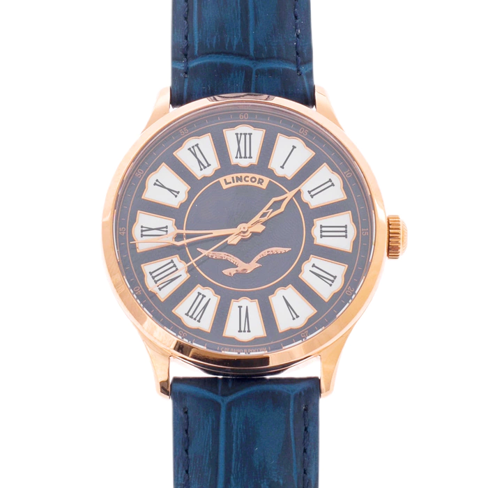 Lincor UNI Self-winding Mechanical Watch with Blue Strap